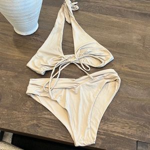 Riot Swim Bikini - Large Fox Top XL Pico Bottoms